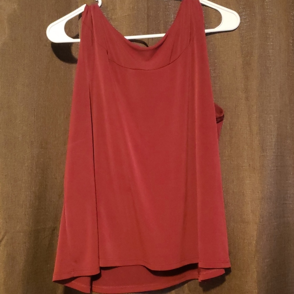 Red blouse